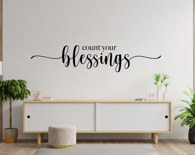 Count Your Blessings Printed Wall Ornament main image 1