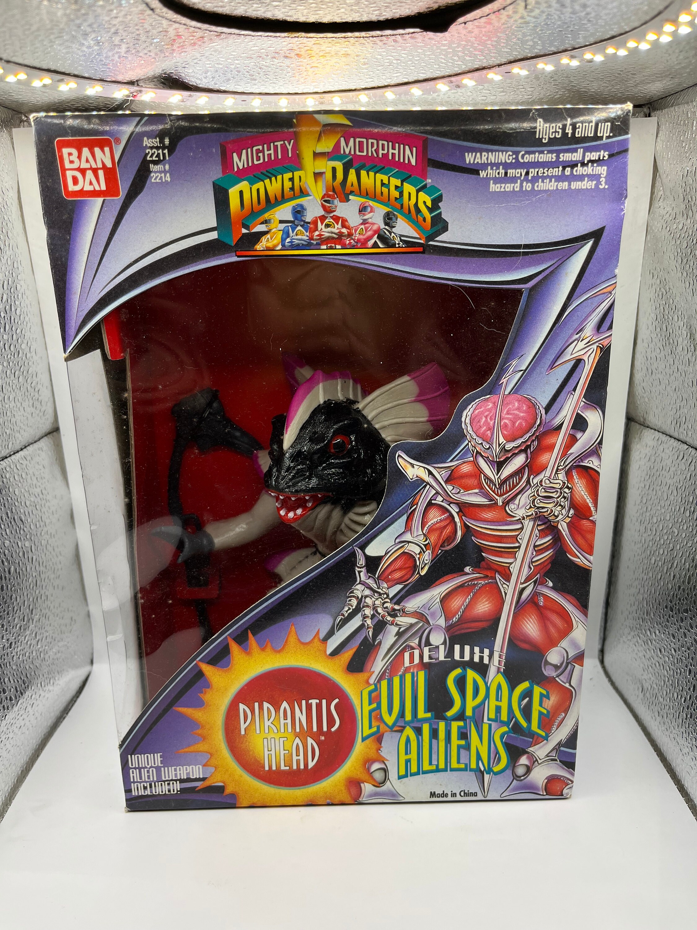 Vintage 1994 Bandai Mighty Morphin Power Rangers Pirantis Head