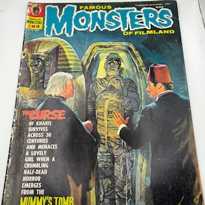 Vintage 1971 Famous Monsters of Filmland Magazine: Mummy&#39;s Tomb