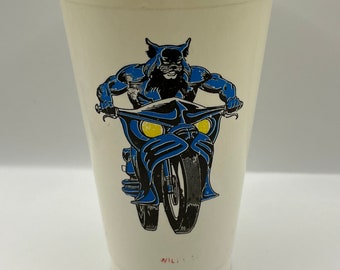 Vintage 1973 7-Eleven Collectors DC Wildcat Cup