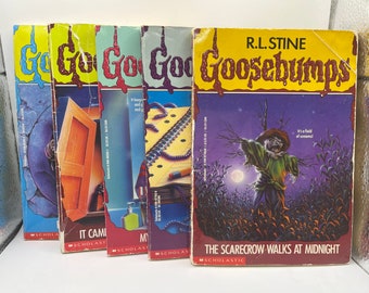 Libri vintage di RL Stine Goosebumps - 9 libri