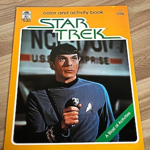 Vintage 1979 Star Trek Color & Activity Book - UNUSED