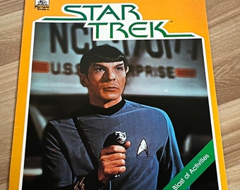 Vintage 1979 Star Trek Color & Activity Book - UNUSED