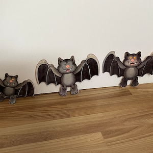 Vintage Halloween Decor - Kattenvleermuizen