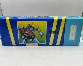 Vintage 80s 90s Flomo Universe Car Universal Fighter Pencil Case