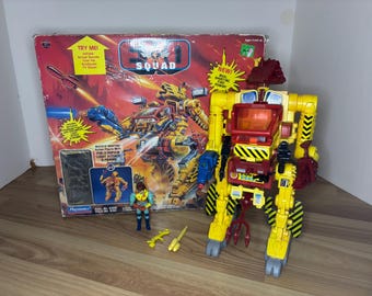 Vintage 1995 EXO Squad Space Series - Thrax With Neofighter Space