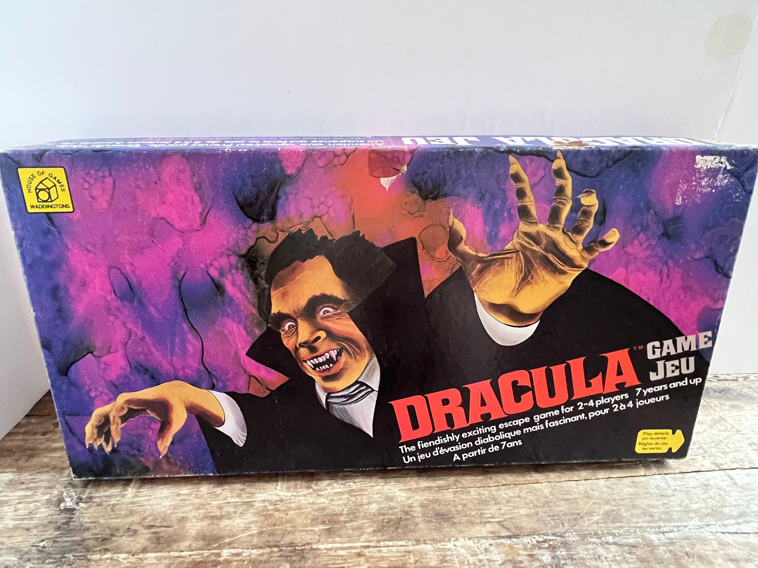 Dracula Board Game RARE 1978 Vintage Waddingtons 100% Complete 