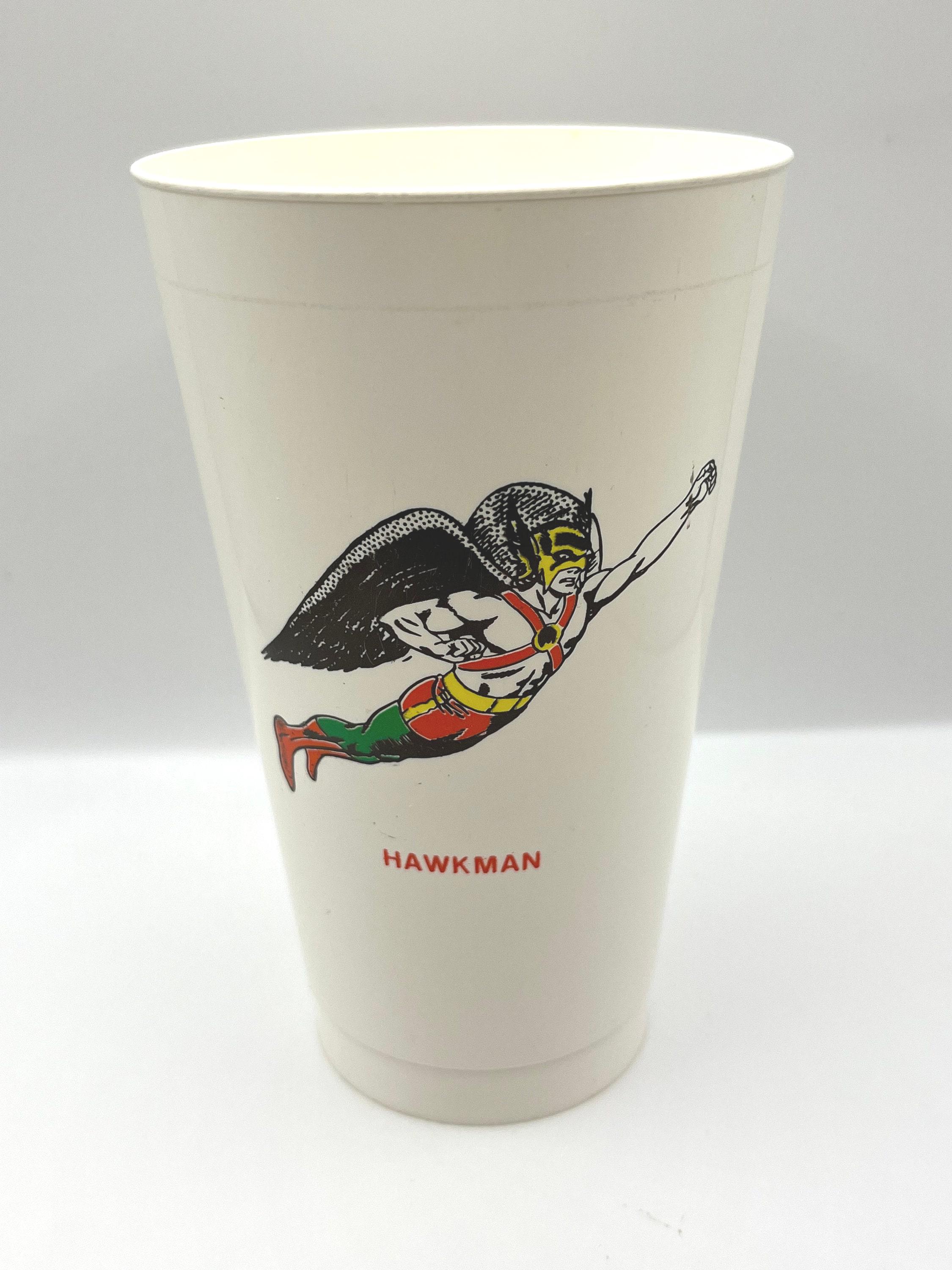 Vintage 1973 7-Eleven Collectors DC HawkMan Cup