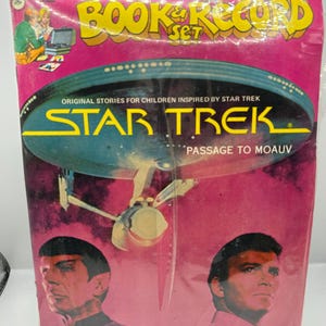 Vintage 1979 Paramount Pictures Star Trek Book & Record Set - SEALED - RARE