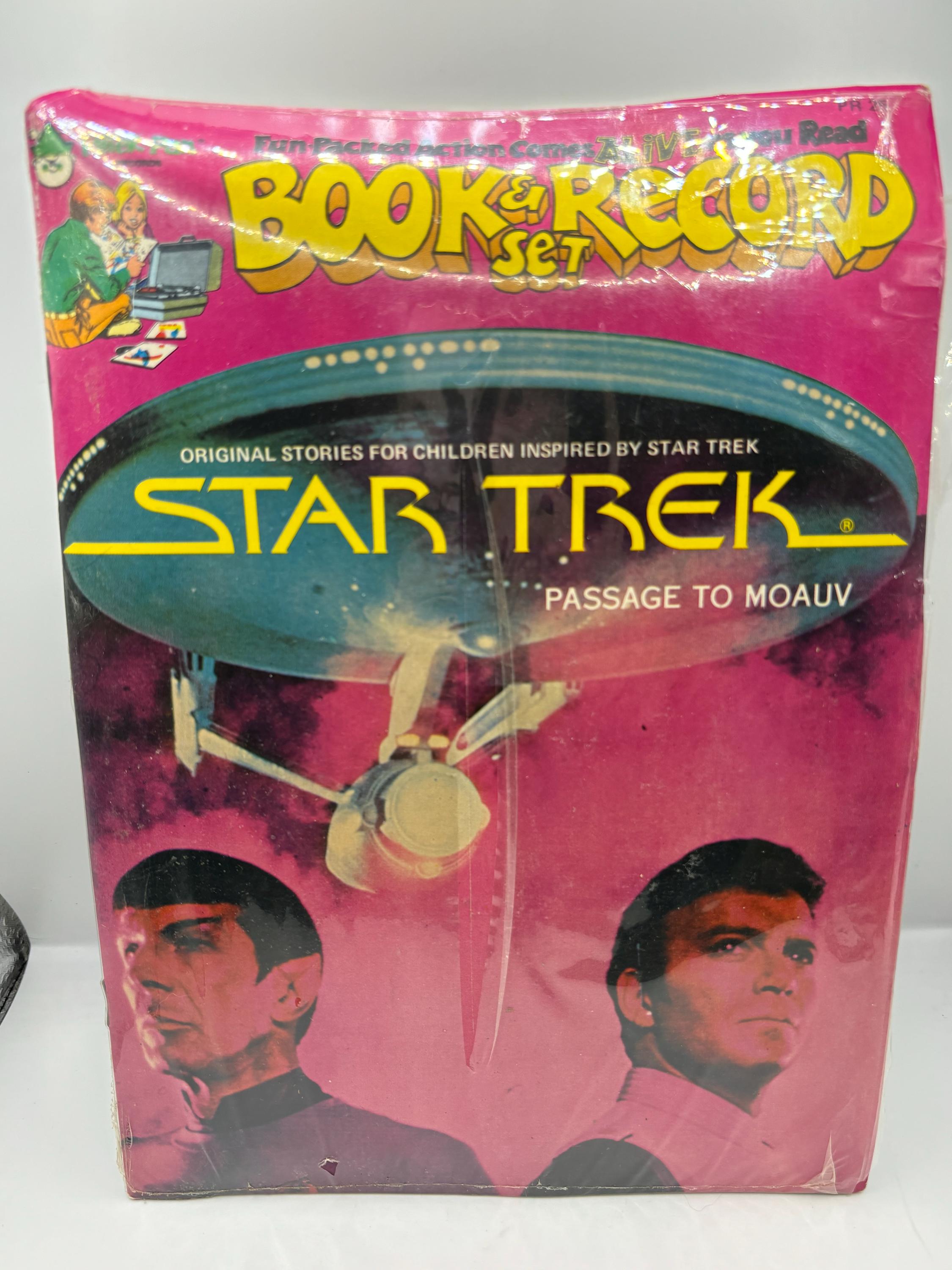 Vintage 1979 Paramount Pictures Star Trek Book & Record Set - SEALED - RARE