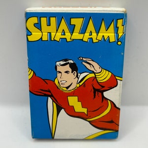 Vintage 1977 DC Comics Shazam Superheld Spielkarten - SELTEN