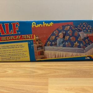 Vintage 1987 Fun Hut Alf Indoor/Outdoor Bed/Play Tent - BOXED