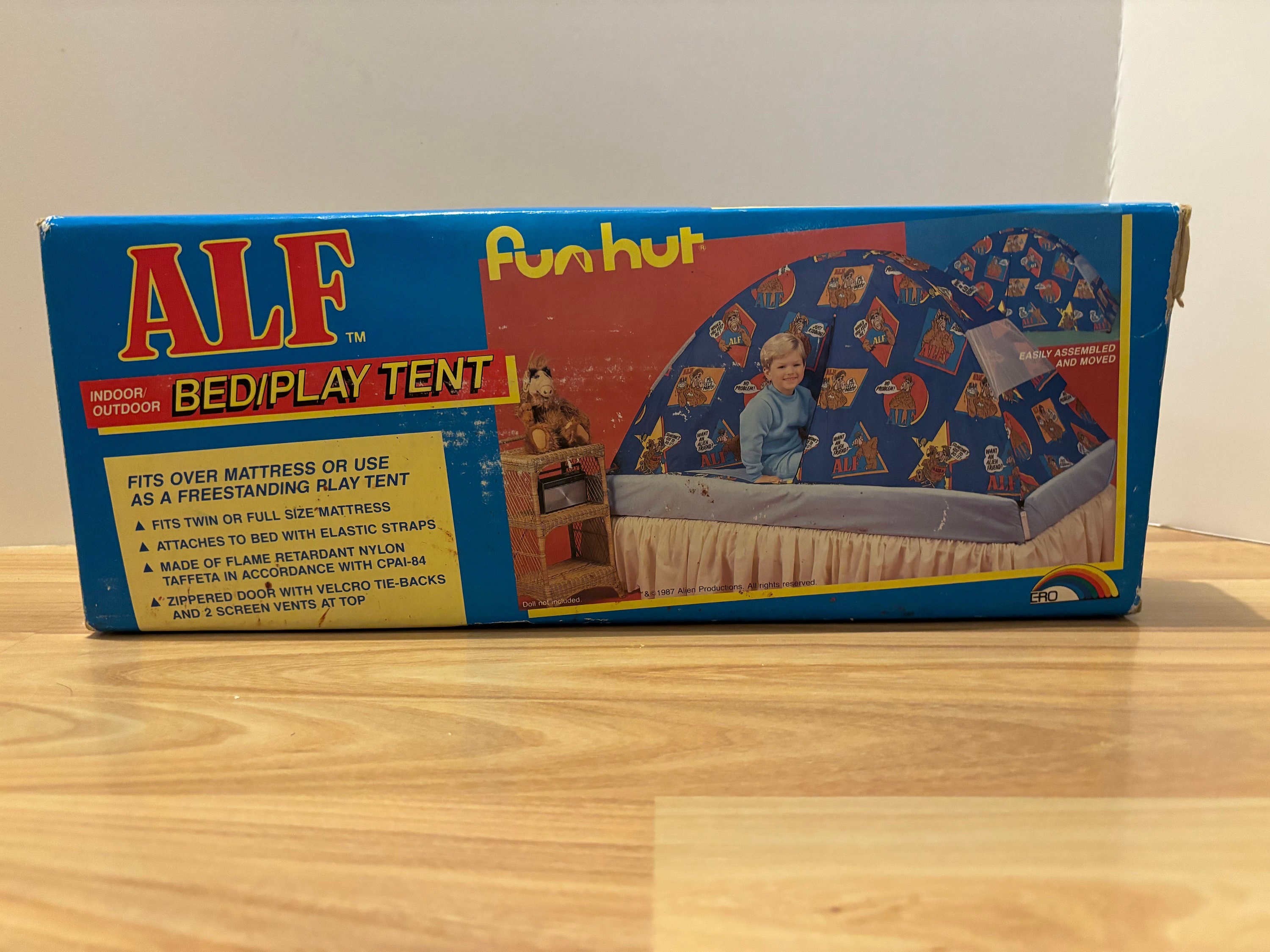 Vintage 1987 Fun Hut Alf Indoor/outdoor Bed/play Tent - BOXED - Etsy