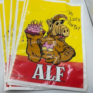 Vintage 1987 Alf Party Favour Bags