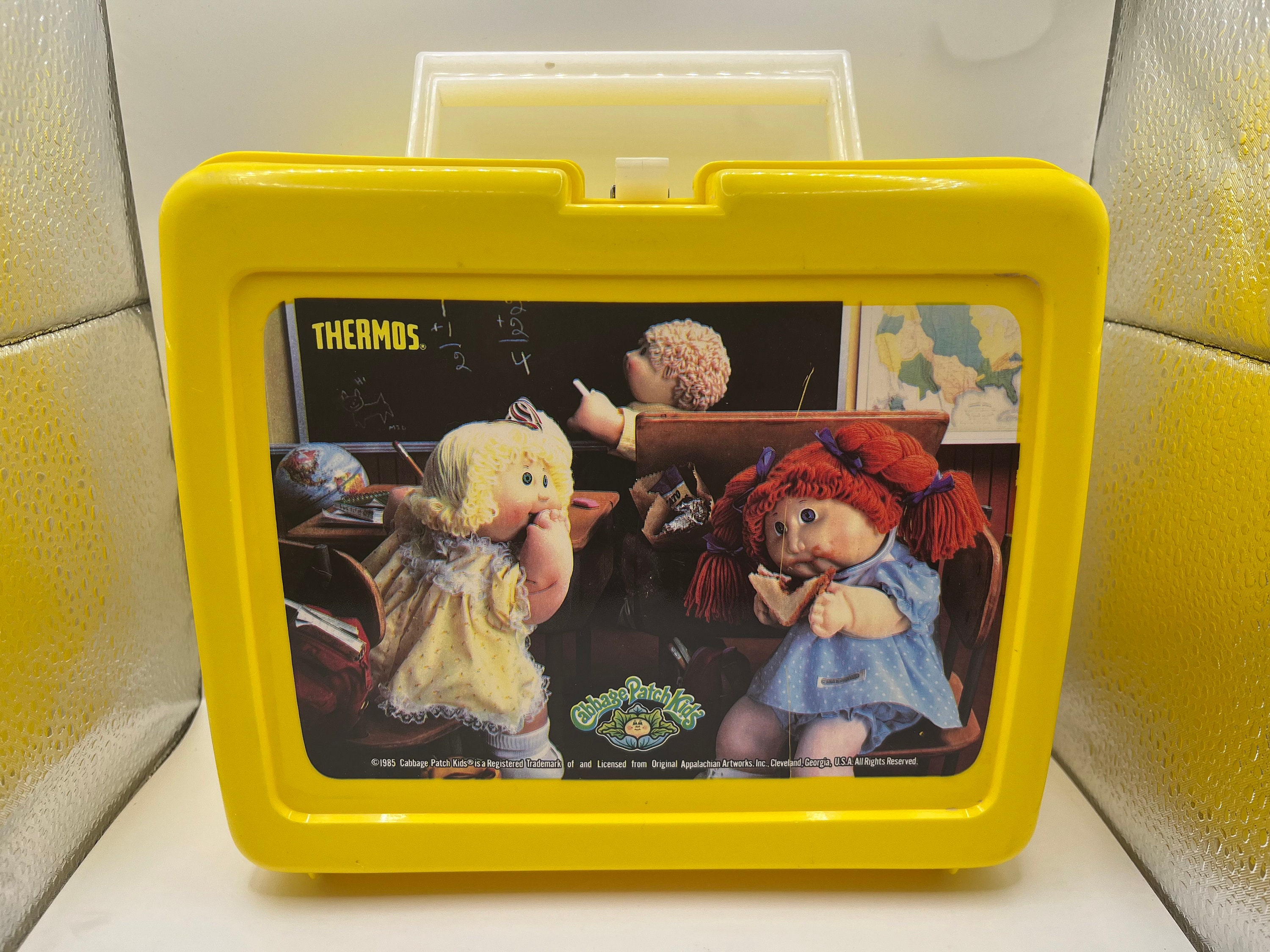 Sold at Auction: Cabbage Patch Kids Vintage Lunchbox and Thermos