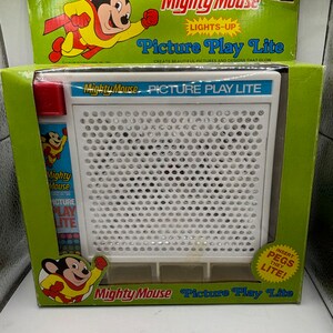 Vintage Mighty Mouse Picture Play-lamp 1983 - VERPAKT