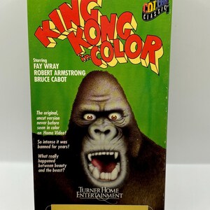 Vintage 1989 King Kong in Color VHS - Etsy