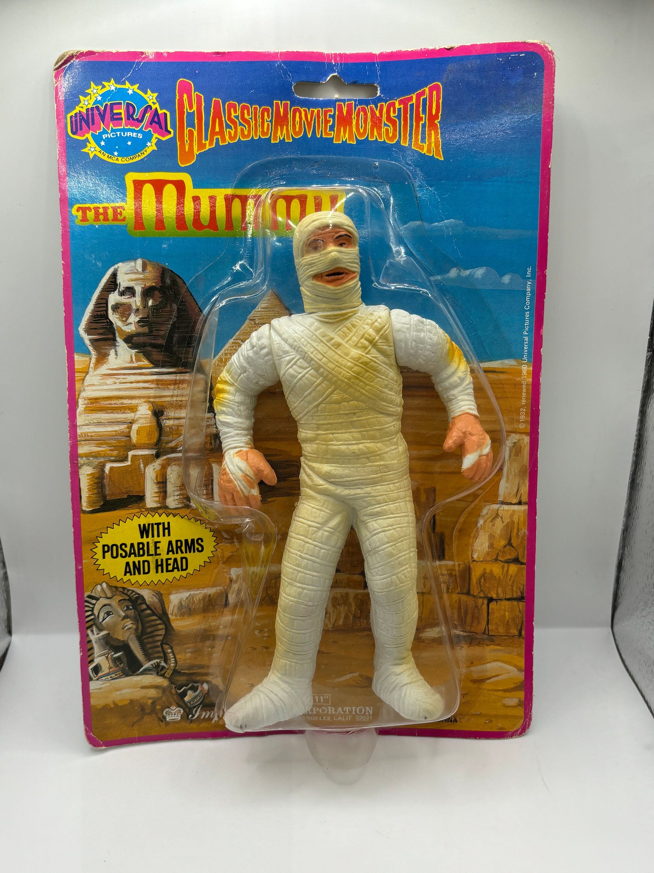 Vintage 1986 Imperial Universal Monsters the Mummy Action Figure