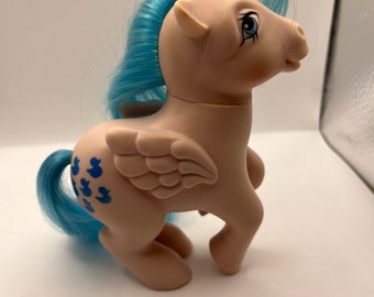 Figurine MLP Mon Petit Poney Vintage – Sweet Kiss N Makeup, G1 Hasbro China 1987 (A-9)