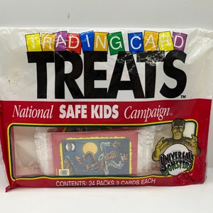 vintage 1991 Universal Monsters Trading Card Treats - SCELLÉ