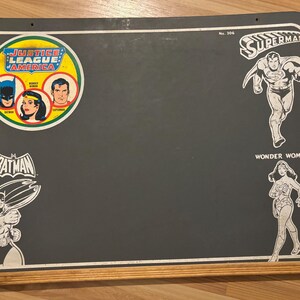 Tableau noir DC Justice League of America, 1978 - RARE FIND