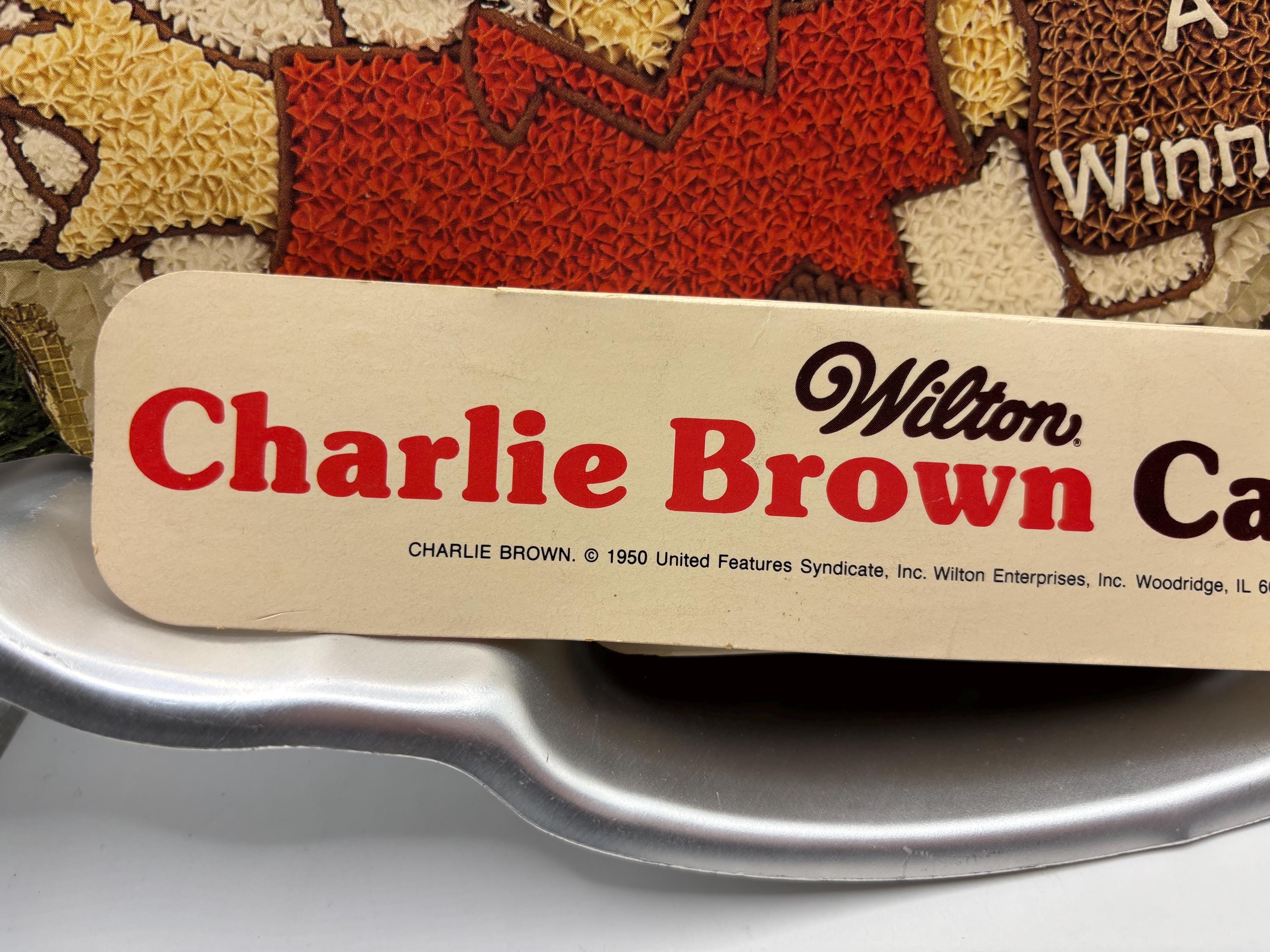 Vintage 1950 Wilton Charlie Brown Cake Pan - COMPLETE With Insert