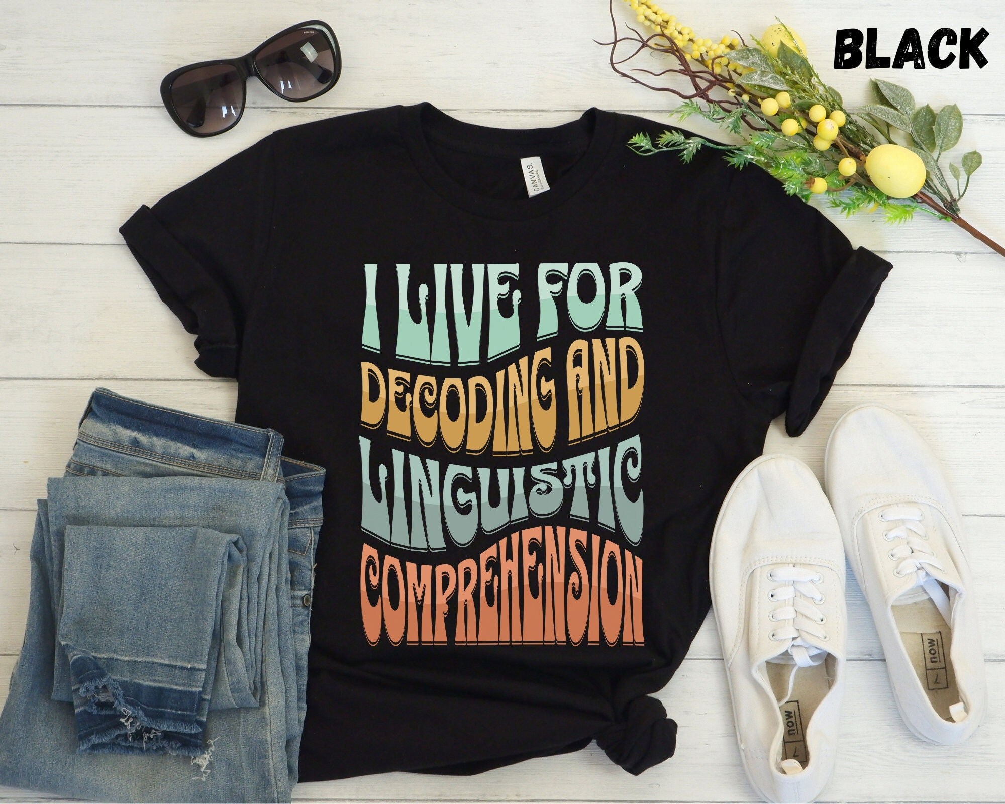 Decoding Linguistic Comprehension T-shirt, Reading Teacher Gift - Etsy