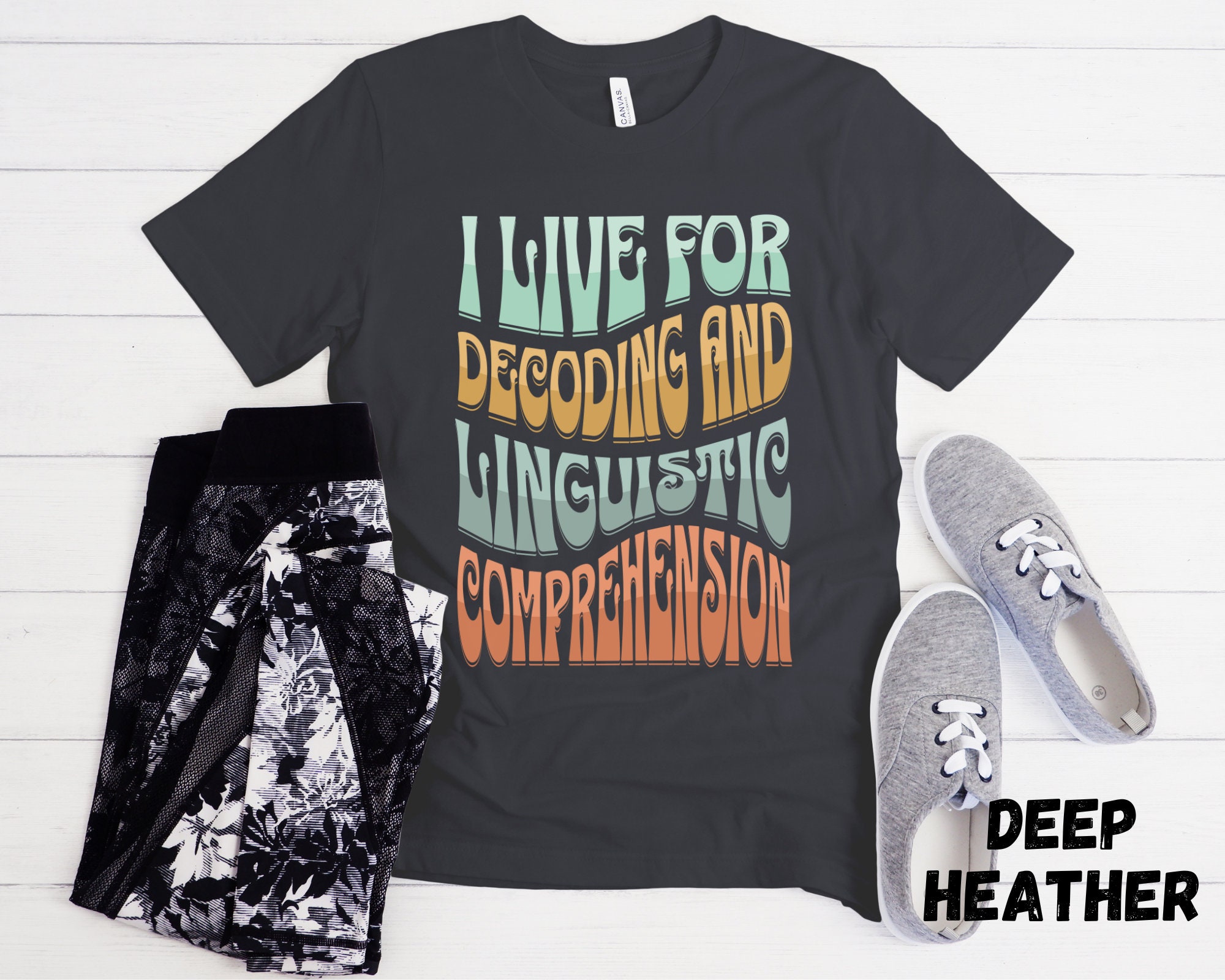 Decoding Linguistic Comprehension T-shirt, Reading Teacher Gift - Etsy