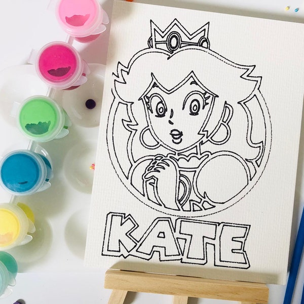 Princess Peach Sheet Cake Etsy