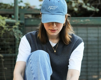 Personalized Vintage Embroidered Cap,Embroidery Logo baseball Hat,Embroidered Text Cap,Sorority Hat,Unisex Baseball Cap,Bachelorette Hats