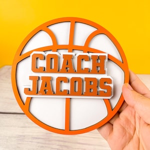 Personalized Baseball & Softball Coach Gifts, End-of-Season Team Gift, 3D Baseball Coach Thank You, Softball Coach Appreciation Present