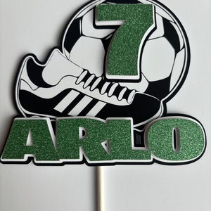 Personalised football Cake Topper