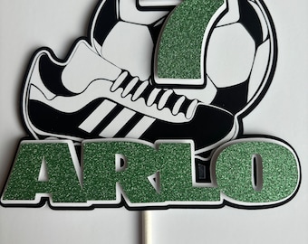Personalised football Cake Topper
