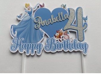 Personalised Princess Cake Topper