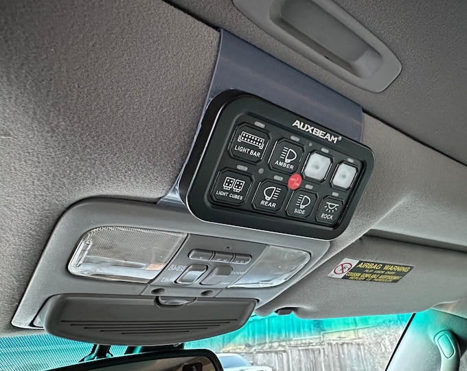 Auxbeam 8 Gang Switch Panel Custom Mount Lexus Gx470 3d Printed Etsy