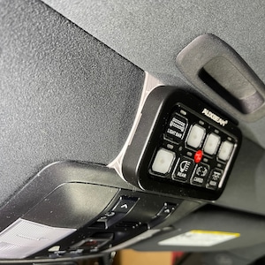 AuxBeam 8 Gang Switch Panel Custom Mount - Lexus GX460 3D Printed