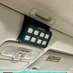 AuxBeam XL 8 Gang Switch Panel Custom Mount - Lexus GX470 3D Printed