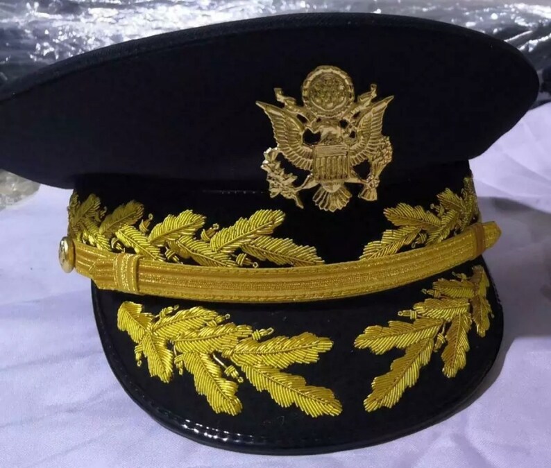 Male General Officer ASU Service Cap Reproduction Etsy