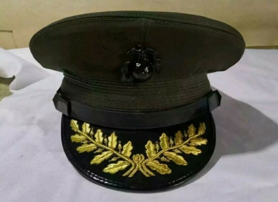 Marine Corps Green Visor Hat Cap Cover 