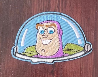 Pixar Toy Story Buzz Disney Inspired Embroidered Iron On Disney Patch