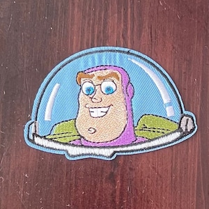 Pixar Toy Story Buzz Disney Inspired Embroidered Iron On Disney Patch