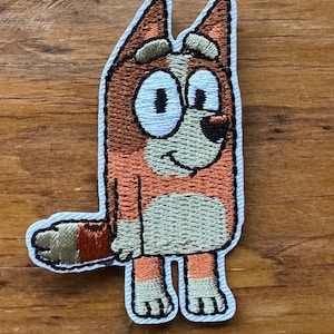 Bluey Inspired Bingo Disney Embroidered Iron On Patch