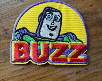 Pixar Toy Story Buzz Disney Inspired Embroidered Iron On Disney Patch