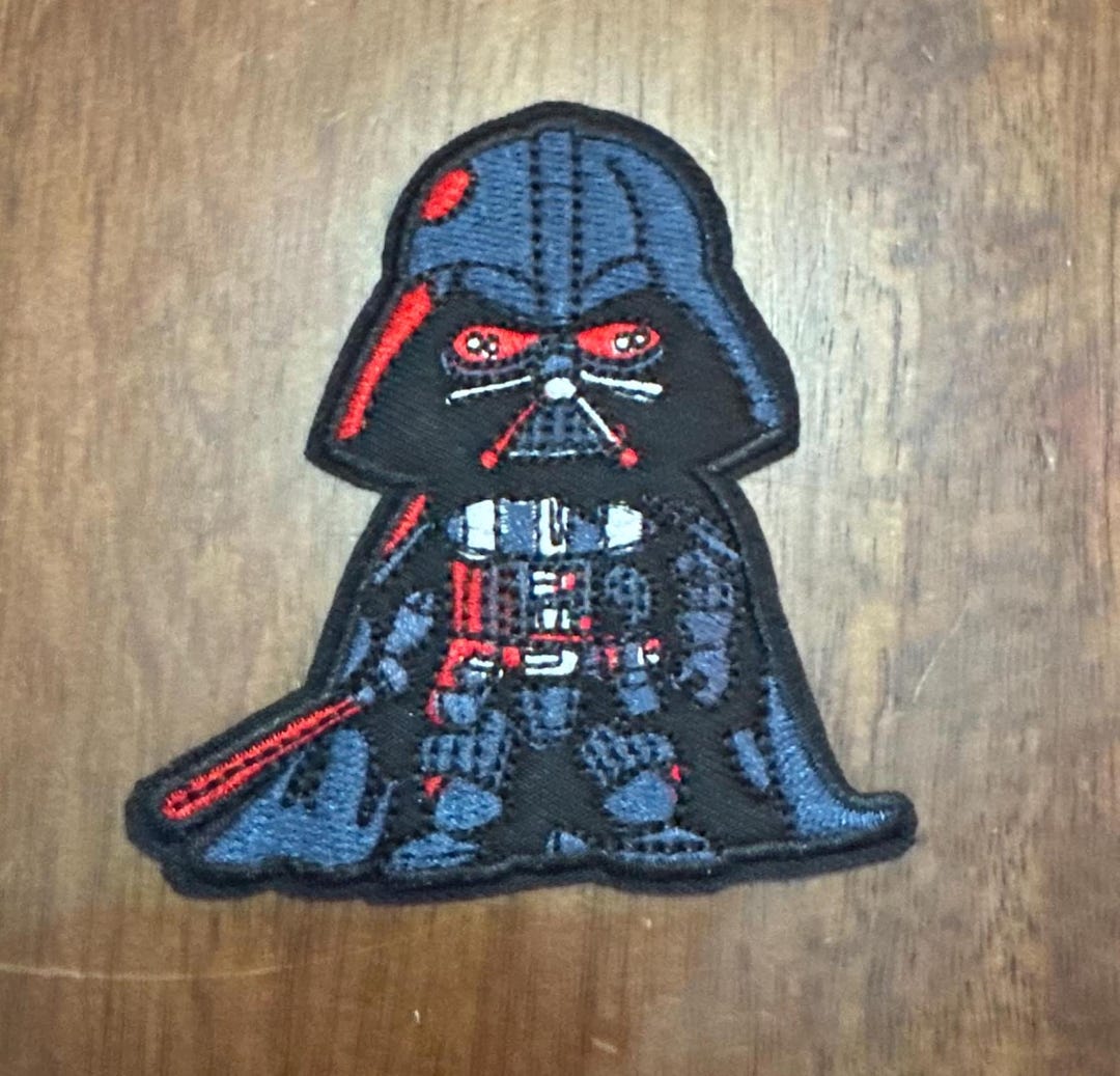 FLORAL STAR WARS Iron On Patch Embroidered Badge Darth Vader Stormtrooper - Foto 10