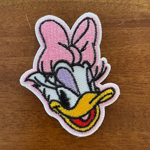 Disneys Daisy Inspired Embroidered Iron On Disney Patch