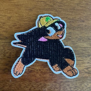 Snickers Inspired Bluey and Bingo Disney Embroidered Iron On Patch