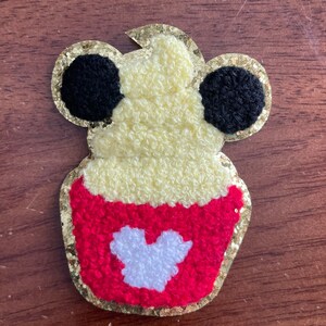 MIckey Mouse Treat Disney Inspired Embroidered Iron On Disney Patch