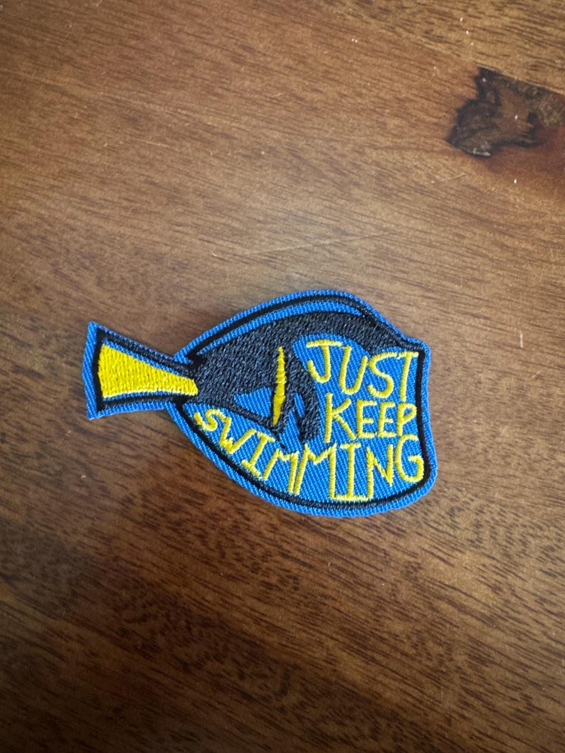 Pixar Finding Nemo Dory Disney Inspired Embroidered Iron on Disney ...
