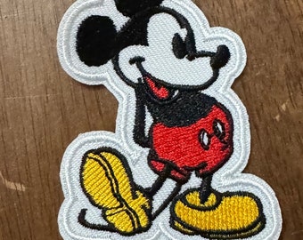 Mickey Mouse Disney Inspired Embroidered Iron On Disney Patch