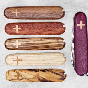 Wood Victorinox Scales 91mm - Victorinox Swiss Army Knife Replacement Handles